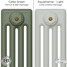 CI-RC-GREEN-006 - Richmond Green 4 Column Victorian Cast Iron Radiator H813mm x W575mm CI-RC-GREEN-006 - Richmond Green 4 Column Victorian Cast Iron Radiator H813mm x W575mm
